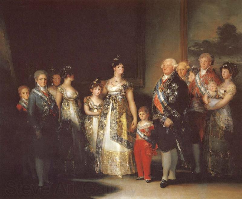 Francisco Goya Charles IV with his family France oil painting art